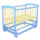 Детская кроватка Baby Sleep Silvia голубая